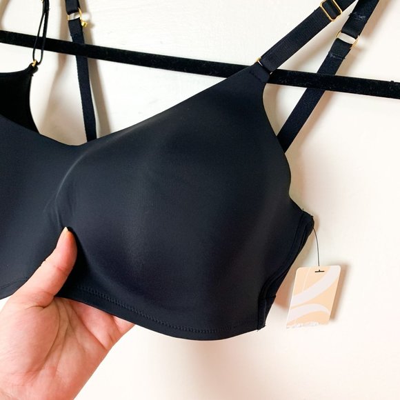 Lively black full coverage lightly lined convertible bra 36DD - Picture 2 of 6